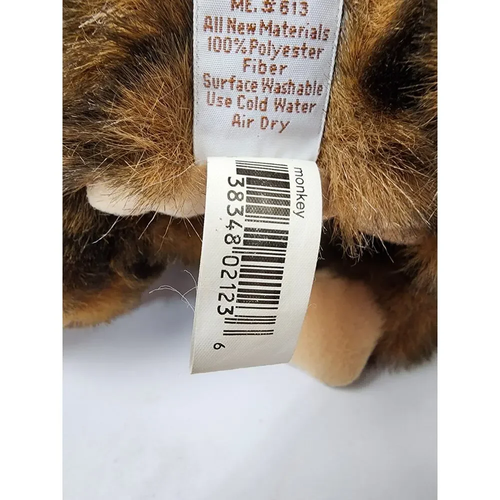 Folkmanis Smiling Fuzzy Soft Monkey Full Body Hand 9